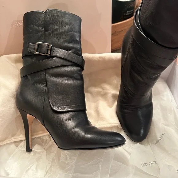 Jimmy Choo Grainy Calf Leather boots in 39 132 Ballad